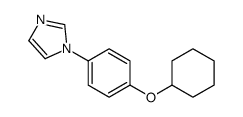 cas no 502656-64-6 is 1-[4-(Cyclohexyloxy)phenyl]-1H-imidazole