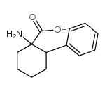 cas no 5034-75-3 is Cyclohexanecarboxylicacid, 1-amino-2-phenyl-