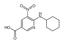 cas no 503859-31-2 is 6-(CYCLOHEXYLAMINO)-5-NITRONICOTINIC ACID