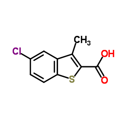 cas no 50451-84-8 is 5-Chloro-3-methyl-1-benzothiophene-2-carboxylic acid