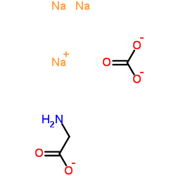 cas no 50610-34-9 is Sodium carbonate aminoacetate (3:1:1)