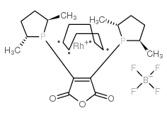 cas no 507224-99-9 is (-)-2,3-BIS[(2R,5R)-2,5-DIMETHYLPHOSPHOLANYL]MALEIC ANHYDRIDE(1,5-CYCLOOCTADIENE)RHODIUM (I) TETRAFLUOROBORATE