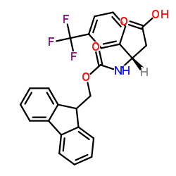 cas no 507472-20-0 is fmoc-(s)-3-amino-3-(3-trifluoromethyl-phenyl)-propionic acid