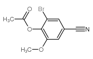 cas no 515847-71-9 is 2-BROMO-4-CYANO-6-METHOXYPHENYL ACETATE