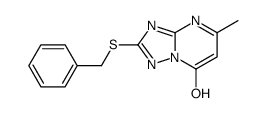 cas no 51646-33-4 is 2-BENZYLSULFANYL-5-METHYL-[1,2,4]TRIAZOLO[1,5-A]PYRIMIDIN-7-OL