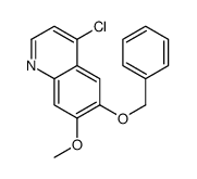 cas no 516526-43-5 is 6-(Benzyloxy)-4-chloro-7-methoxyquinoline