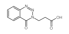 cas no 51672-79-8 is 3-(4-oxo-1,2,3-benzotriazin-3-yl)propanoic acid