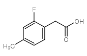 cas no 518070-28-5 is 2-Fluoro-4-methylphenylacetic acid