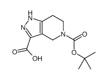 cas no 518990-56-2 is 5-(Tert-Butoxycarbonyl)-4,5,6,7-Tetrahydro-1H-Pyrazolo[4,3-C]Pyridine-3-Carboxylic Acid
