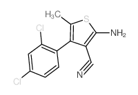 cas no 519016-78-5 is 2-Amino-4-(2,4-dichlorophenyl)-5-methylthiophene-3-carbonitrile