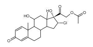 cas no 52-12-0 is 16α-Chlor-prednisolon-21-acetat