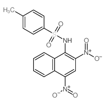 cas no 52077-96-0 is Benzenesulfonamide,N-(2,4-dinitro-1-naphthalenyl)-4-methyl-