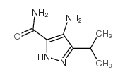 cas no 521300-03-8 is 4-AMINO-3-ISOPROPYL-1H-PYRAZOLE-5-CARBOXAMIDE