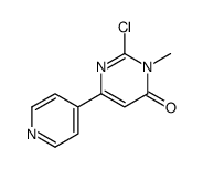 cas no 521969-44-8 is 2-CHLORO-3-METHYL-6-(PYRIDIN-4-YL)PYRIMIDIN-4(3H)-ONE