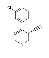 cas no 52200-08-5 is 3-(DIMETHYLAMINO)-2-(3-CHLOROBENZOYL)ACRYLONITRILE