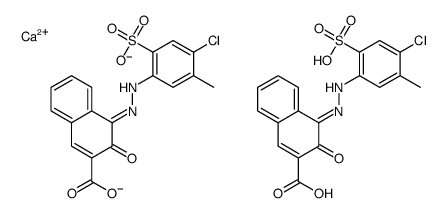 cas no 52202-90-1 is calcium dihydrogen bis[4-[(4-chloro-6-sulphonato-m-tolyl)azo]-3-hydroxy-2-naphthoate]