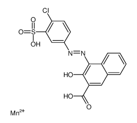 cas no 52233-00-8 is Manganese, 4-[(4-chloro-3-sulfophenyl)azo]-3-hydroxy-2-naphthalenecarboxylic acid complex