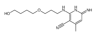 cas no 52238-86-5 is 6-amino-2-[[3-(4-hydroxybutoxy)propyl]amino]-4-methyl-3-Pyridinecarbonitrile