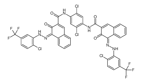 cas no 52238-92-3 is N,N'-(2,5-dichloro-1,4-phenylene)bis[4-[[2-chloro-5-(trifluoromethyl)phenyl]azo]-3-hydroxynaphthalene-2-carboxamide]