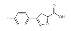 cas no 522615-28-7 is 3-(4-FLUORO-PHENYL)-4,5-DIHYDRO-ISOXAZOLE-5-CARBOXYLIC ACID