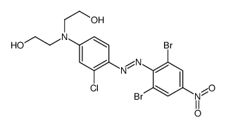 cas no 52623-75-3 is 2,2'-({3-Chloro-4-[(2,6-dibromo-4-nitrophenyl)diazenyl]phenyl}imi no)diethanol