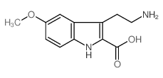 cas no 52648-13-2 is 3-(2-Amino-ethyl)-5-methoxy-1H-indole-2-carboxylic acid