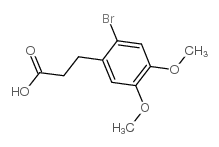 cas no 52679-49-9 is 3-(2-Bromo-4,5-dimethoxyphenyl)propanoic acid