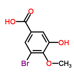 cas no 52783-66-1 is 3-Bromo-5-hydroxy-4-methoxybenzoic acid