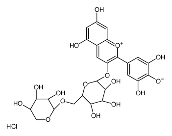 cas no 53158-73-9 is Delphinidin-3-sambubioside chloride