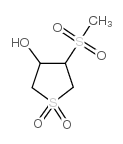 cas no 53287-33-5 is 3-HYDROXY-4-(METHYLSULFONYL)TETRAHYDRO-1H-1LAMBDA6-THIOPHENE-1,1-DIONE
