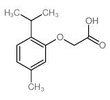 cas no 5333-40-4 is 2-(5-methyl-2-propan-2-yl-phenoxy)acetate