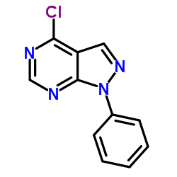 cas no 5334-48-5 is 4-Chloro-1-phenyl-1H-pyrazolo[3,4-d]pyrimidine
