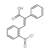 cas no 5345-40-4 is Cinnamic acid, o-nitro-.alpha.-phenyl-
