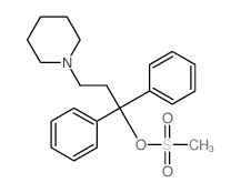 cas no 53639-82-0 is 1,1-DIPHENYL-3-(PIPERIDIN-1-YL)PROPYL METHANESULFONATE