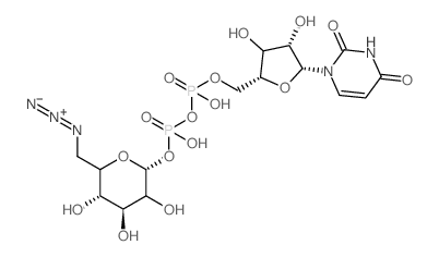 cas no 537039-67-1 is Uridine 5'-(trihydrogen diphosphate) P'-(6-azido-6-deoxy-alpha-D-glucopyranosyl) ester