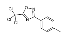cas no 5373-86-4 is 3-(4-methylphenyl)-5-(trichloromethyl)-1,2,4-oxadiazole