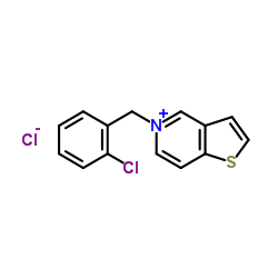 cas no 53885-64-6 is 5-[(2-chlorophenyl)methyl]thieno[3,2-c]pyridin-5-ium,chloride