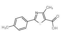 cas no 54001-13-7 is 4-Methyl-2-(4-methylphenyl)-1,3-thiazole-5-carboxylic acid