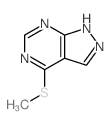 cas no 5418-10-0 is 1H-Pyrazolo[3,4-d]pyrimidine,4-(methylthio)-