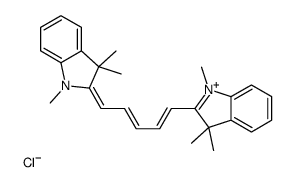 cas no 54268-70-1 is 2-[5-(1,3-Dihydro-1,3,3-trimethyl-2H-indol-2-ylidene)-1,3-pentadien-1-yl]-1,3,3-trimethyl-3H-indolium chloride