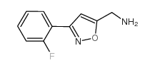 cas no 543713-33-3 is (3-(2-FLUOROPHENYL)ISOXAZOL-5-YL)METHANAMINE