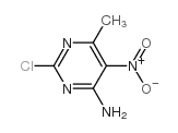 cas no 5453-06-5 is 4-Pyrimidinamine,2-chloro-6-methyl-5-nitro-