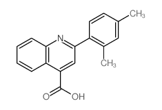cas no 5466-33-1 is 2-(2,4-dimethylphenyl)quinoline-4-carboxylic acid