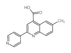 cas no 5486-67-9 is 6-Methyl-2-pyridin-4-ylquinoline-4-carboxylic acid