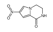 cas no 54906-40-0 is Pyrrolo[1,2-a]pyrazin-1(2H)-one, 3,4-dihydro-7-nitro- (9CI)