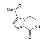 cas no 54906-41-1 is Pyrrolo[1,2-a]pyrazin-1(2H)-one, 3,4-dihydro-6-nitro- (9CI)