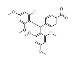 cas no 54921-80-1 is BENZENE, 1,1'-[(4-NITROPHENYL)METHYLENE]BIS[2,4,6-TRIMETHOXY]-