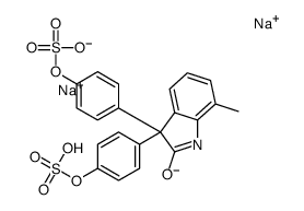 cas no 54935-04-5 is disodium 1,3-dihydro-7-methyl-2-oxo-2H-indole-3,3-diylbis(p-phenylene) bis(sulphate)