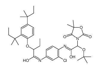 cas no 54942-74-4 is 2'-Chloro-4'-[2-(2,4-di-tert-pentylphenoxy)butyryl amino]-4,4-dimethyl-2-(5,5-dimethyl-2,4-dioxo-3-oxazolidinyl)-3-oxapentananilide