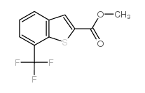 cas no 550998-55-5 is 7-TRIFLUOROMETHYL-BENZO[B]THIOPHENE-2-CARBOXYLIC ACID METHYL ESTER